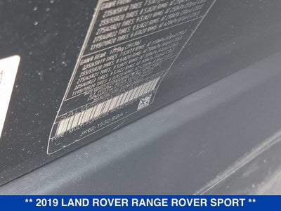 2019 Land Rover Range Rover Sport HSE