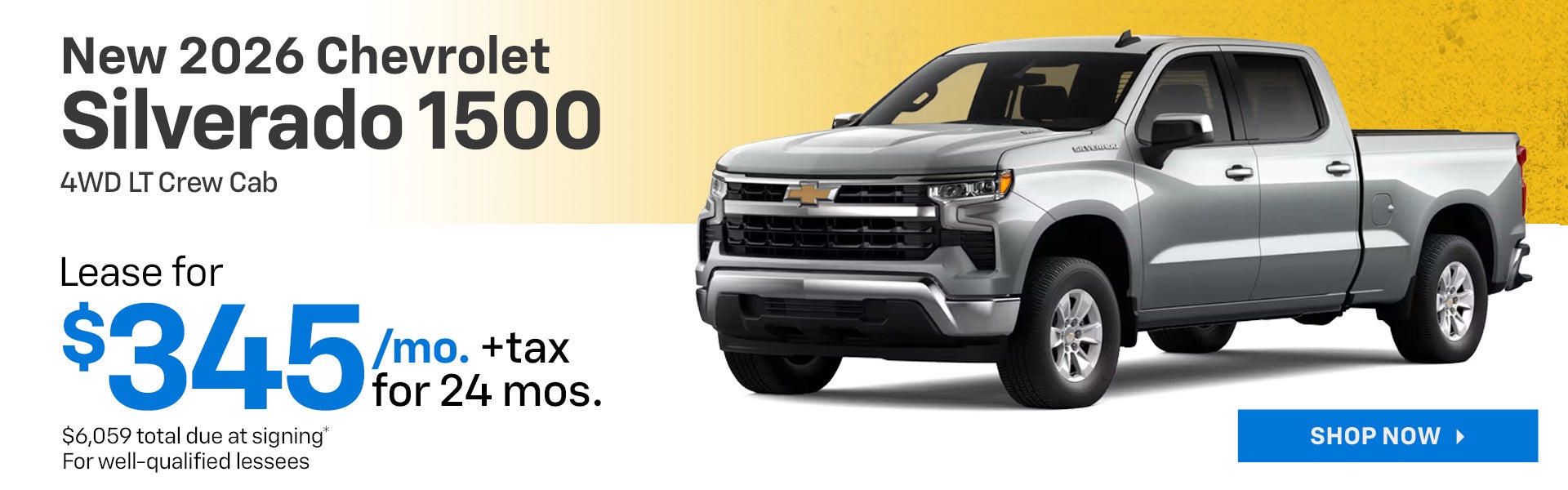 New 2026 Chevrolet Silverado 1500 4WD LT Crew Cab