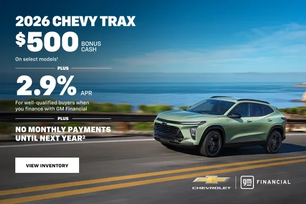 New 2026 Chevrolet Trax