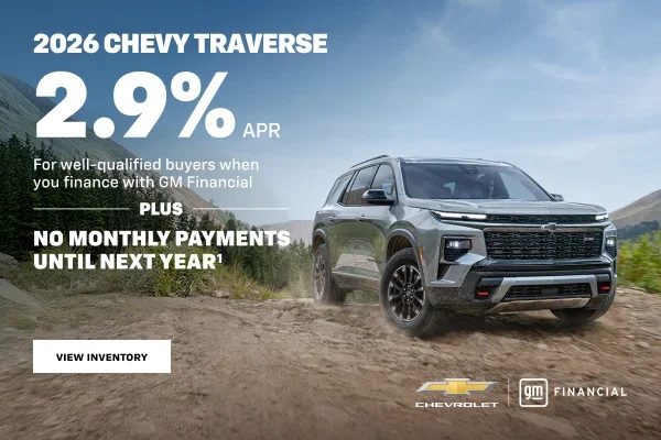 New 2026 Chevrolet Traverse